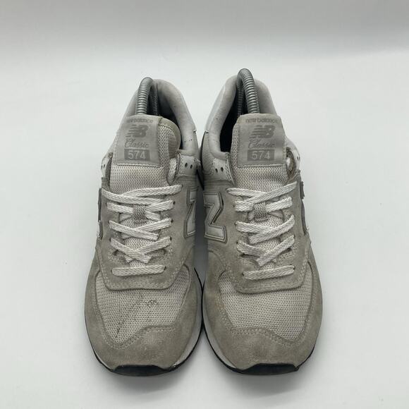 Womens Size 8 New Balance 574 Core Pack Nimbus Cloud White Beige Shoes WL574EVW - Picture 3 of 9